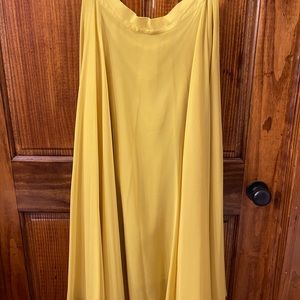 Chic wish yellow mustard skirt